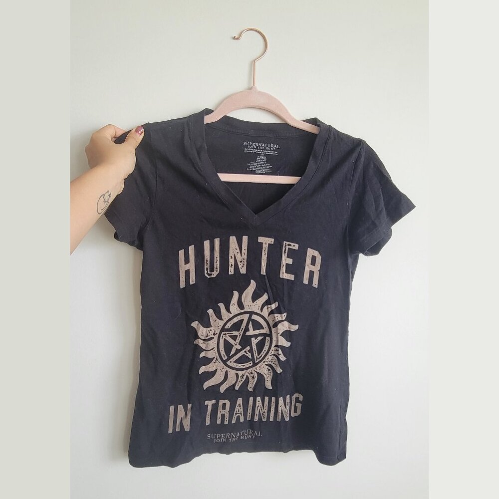 Black Supernatural Merch Tee (size XS)
